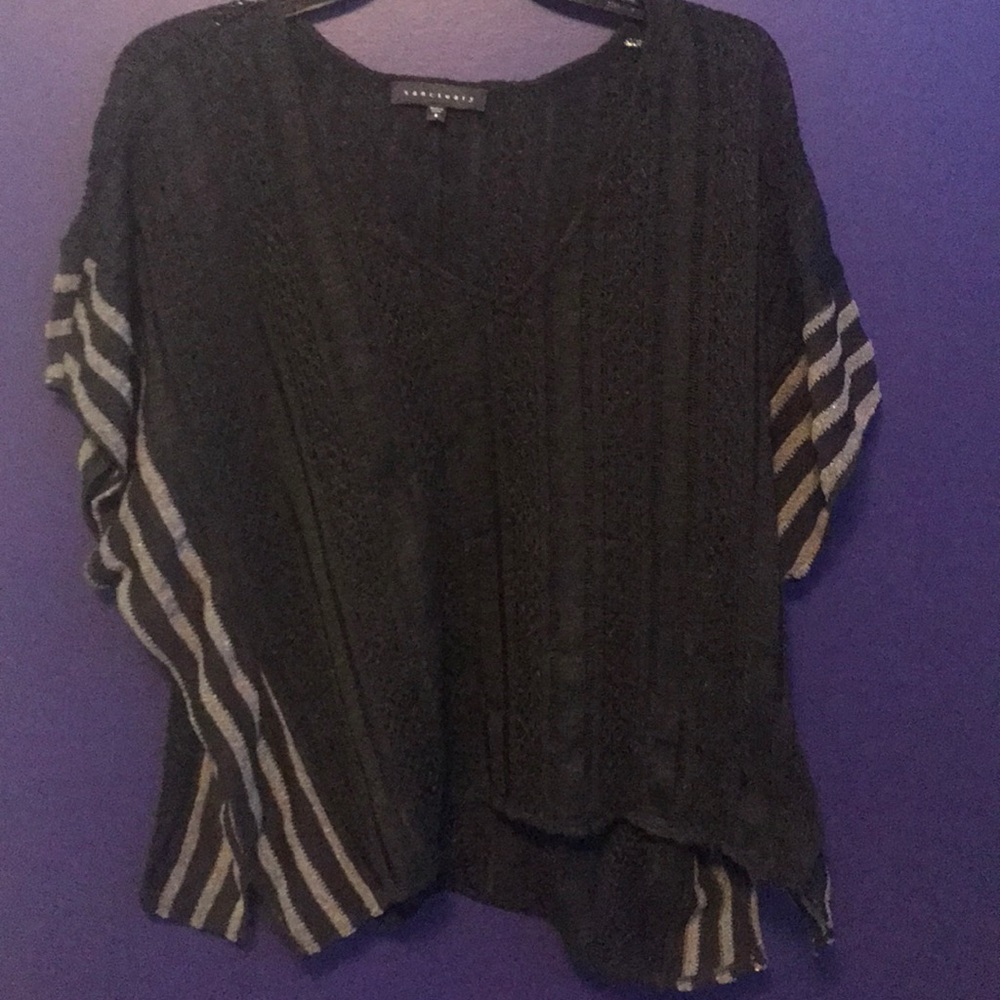 Sanctuary Black Shirt/ Cover Shirt